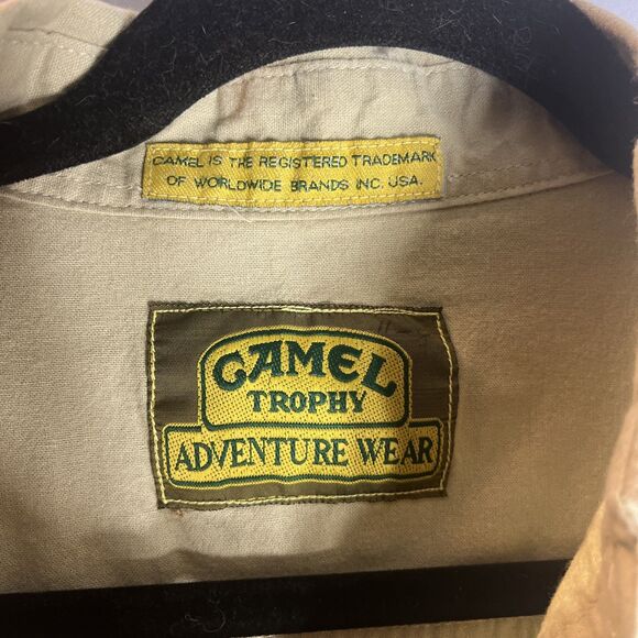 Vintage Camel Trophy Adventure Wear Shirt Men’s Large Collection Safari 90s - Picture 4 of 9